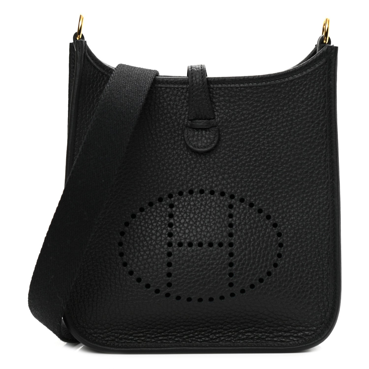 Hermes Taurillon Clemence Evelyne TPM Black 1 of 10