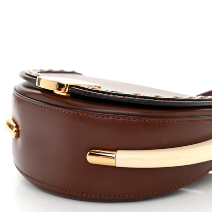 Fendi Vitello King Plexiglass Macro Stitchings Moonlight Shoulder Bag Praline 9 of 11