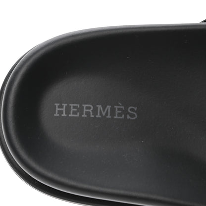 Hermes Nappa Extra Sandals 39 Black 7 of 8