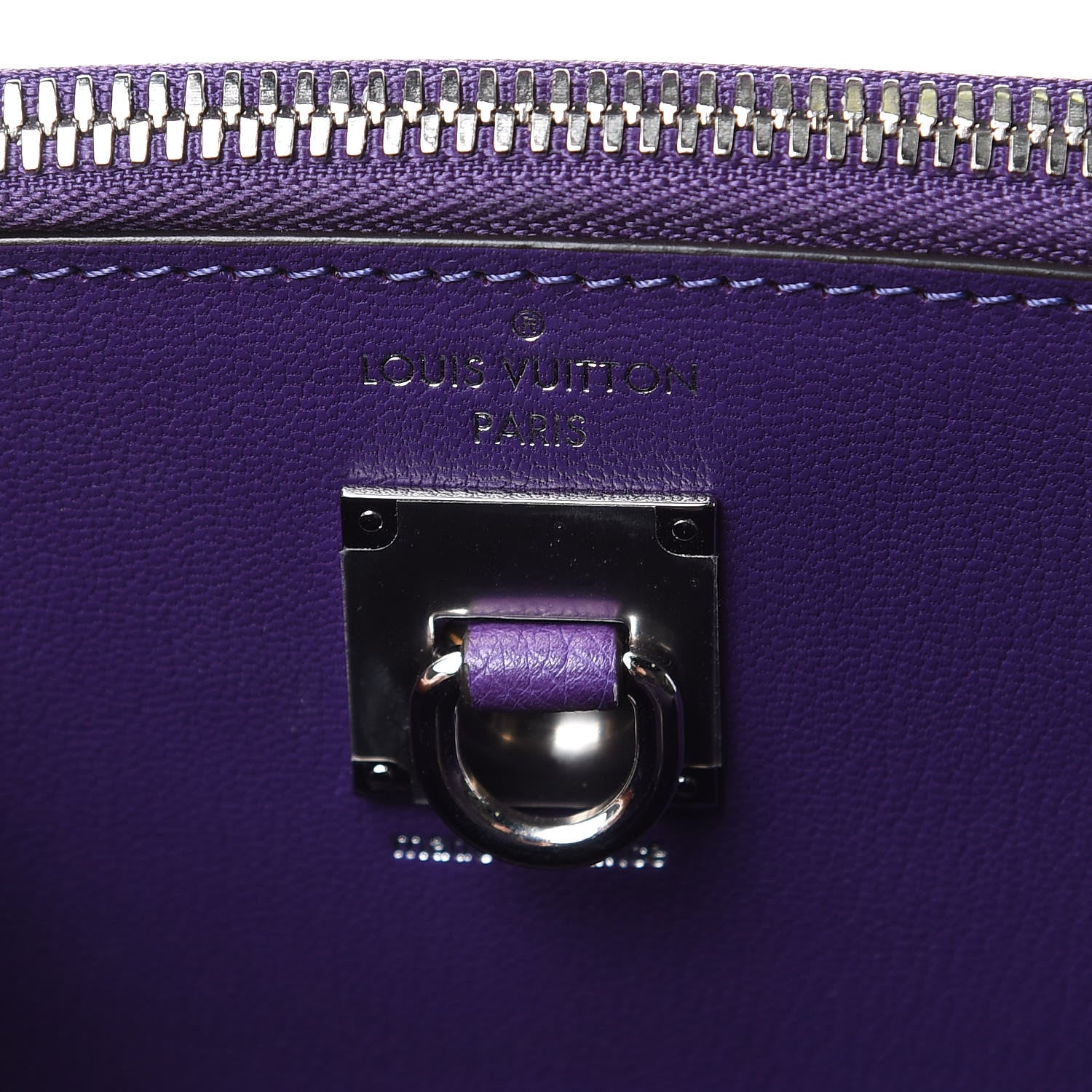 Louis Vuitton Ostrich City Steamer PM Amethyst 6 of 9