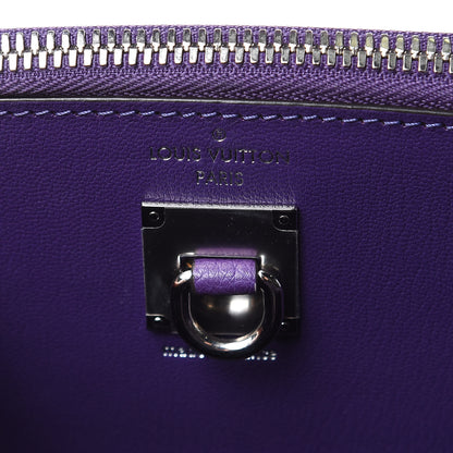 Louis Vuitton Ostrich City Steamer PM Amethyst 6 of 9