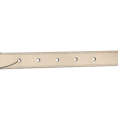 Gucci Calfskin Double G 20mm Belt 70 28 Mystic White 5 of 5