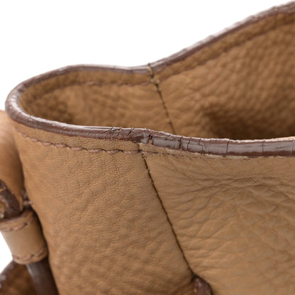 Prada Vitello Daino Side Pocket Hobo Noisette 11 of 17