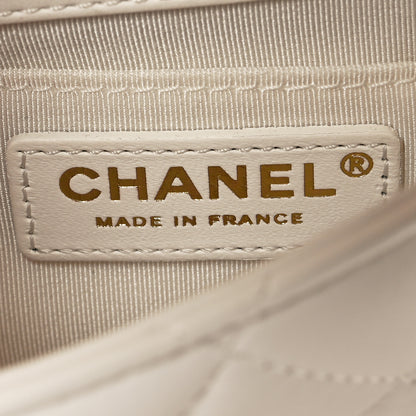 Chanel Lambskin Quilted Mini My Precious Waist Bag White 6 of 12