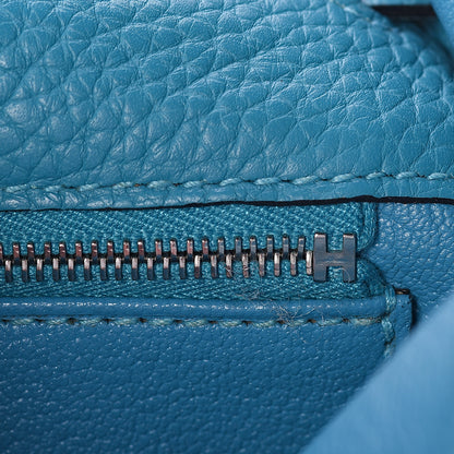 Hermes Taurillon Clemence Kelly Retourne 35 Bleu Izmir 20 of 33