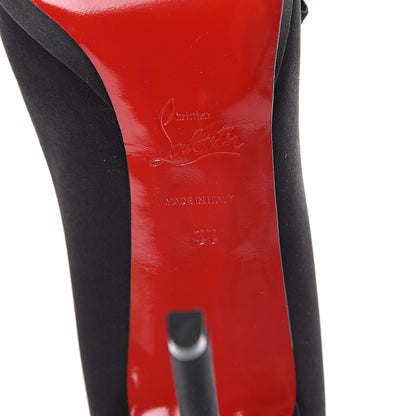 Christian Louboutin Satin Miss Pigalle 120 Pumps 39 Black 6 of 7