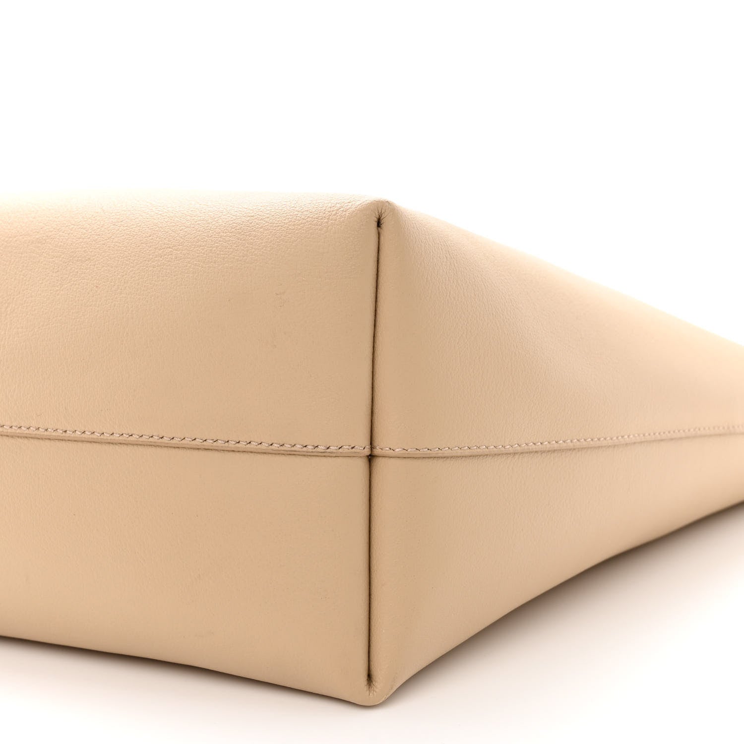 Saint Laurent Calfskin Large Shopping Tote Dark Beige 12 of 18