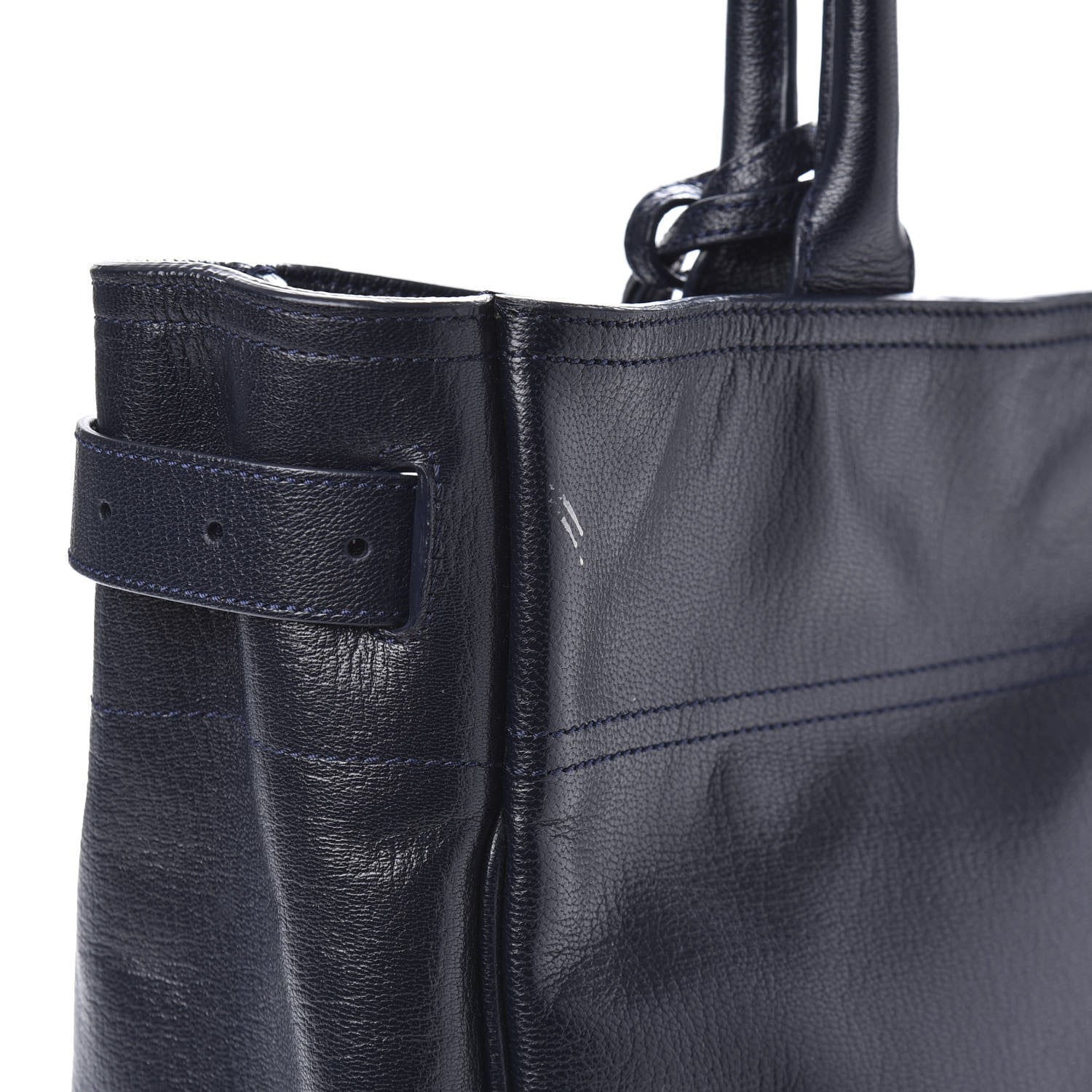 Mulberry Shiny Goatskin Bayswater Tote Midnight 11 of 11