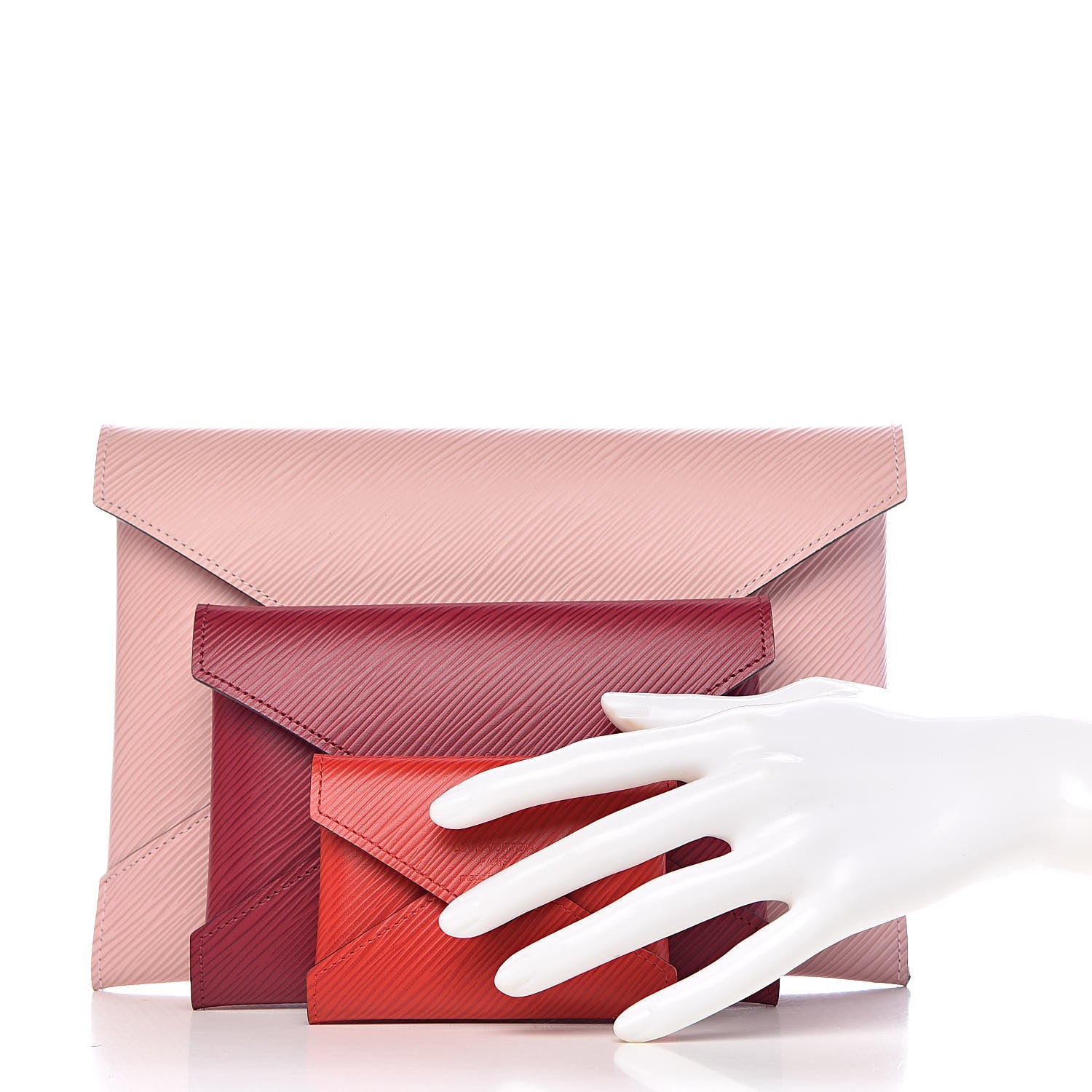 Louis Vuitton Epi Kirigami Pochette Set Rose Ballerine Fuchsia Coquelicot 2 of 8