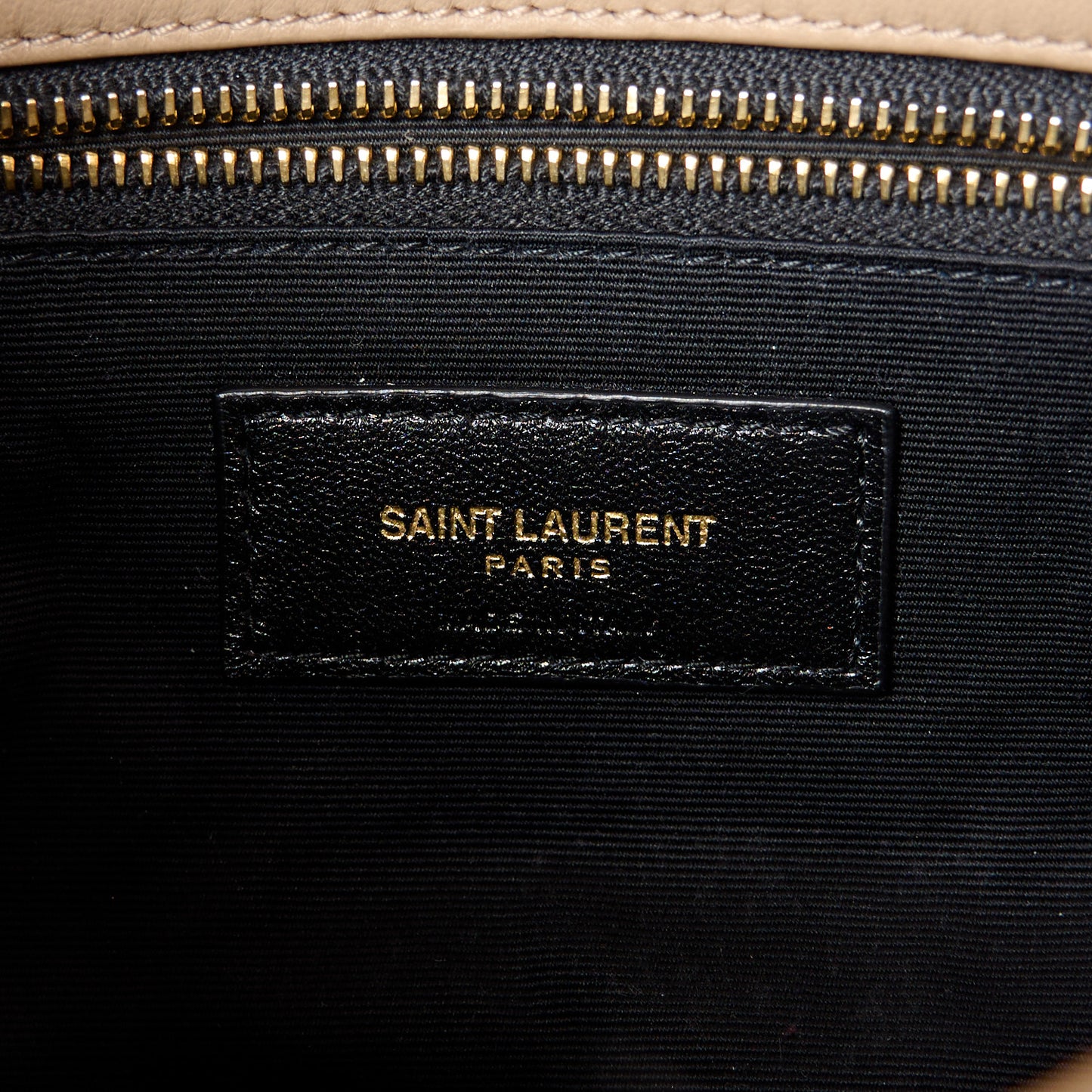 Lambskin Quilted Toy Loulou Puffer Monogram Chain Satchel Nude Powder