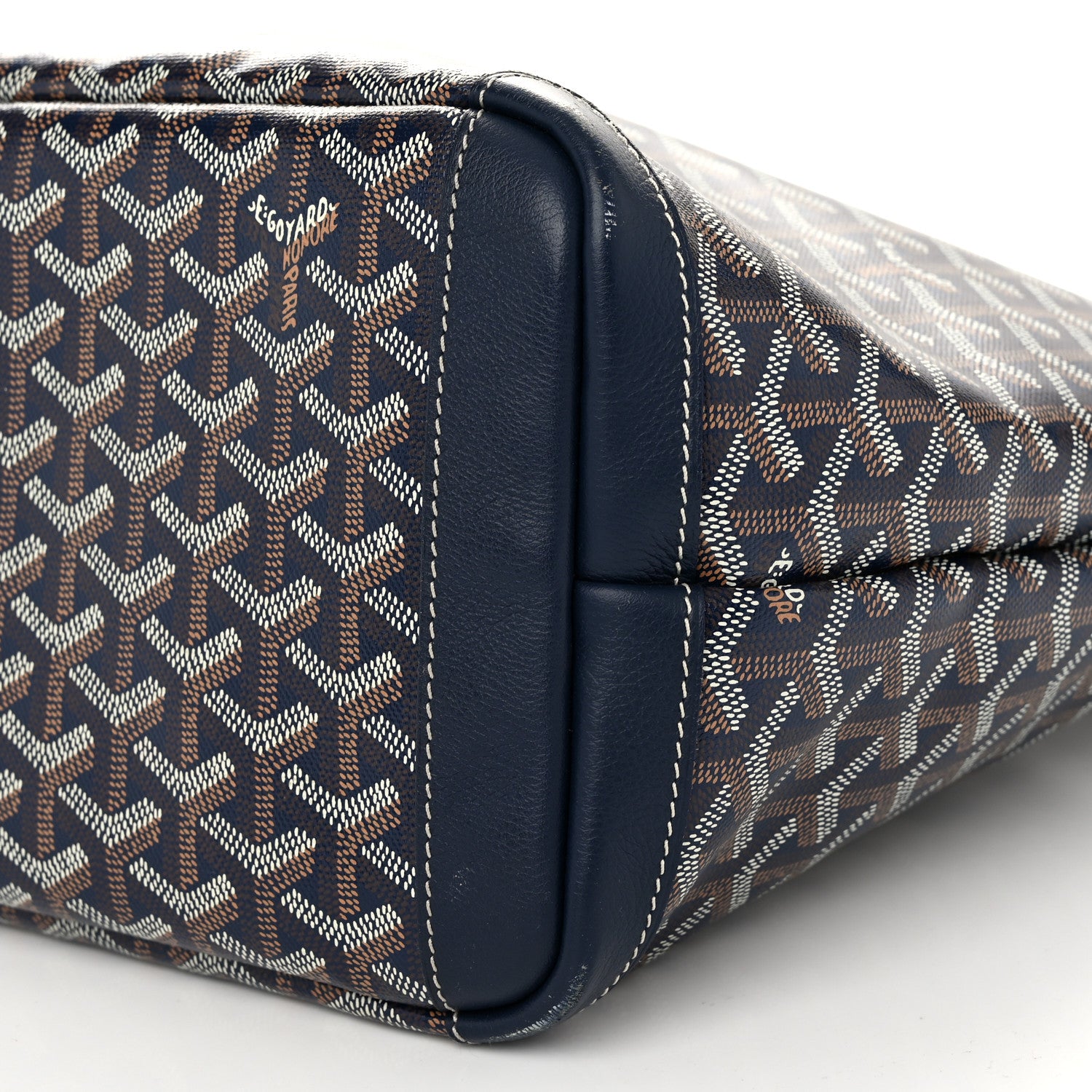 Goyard Goyardine Artois MM Navy 9 of 11