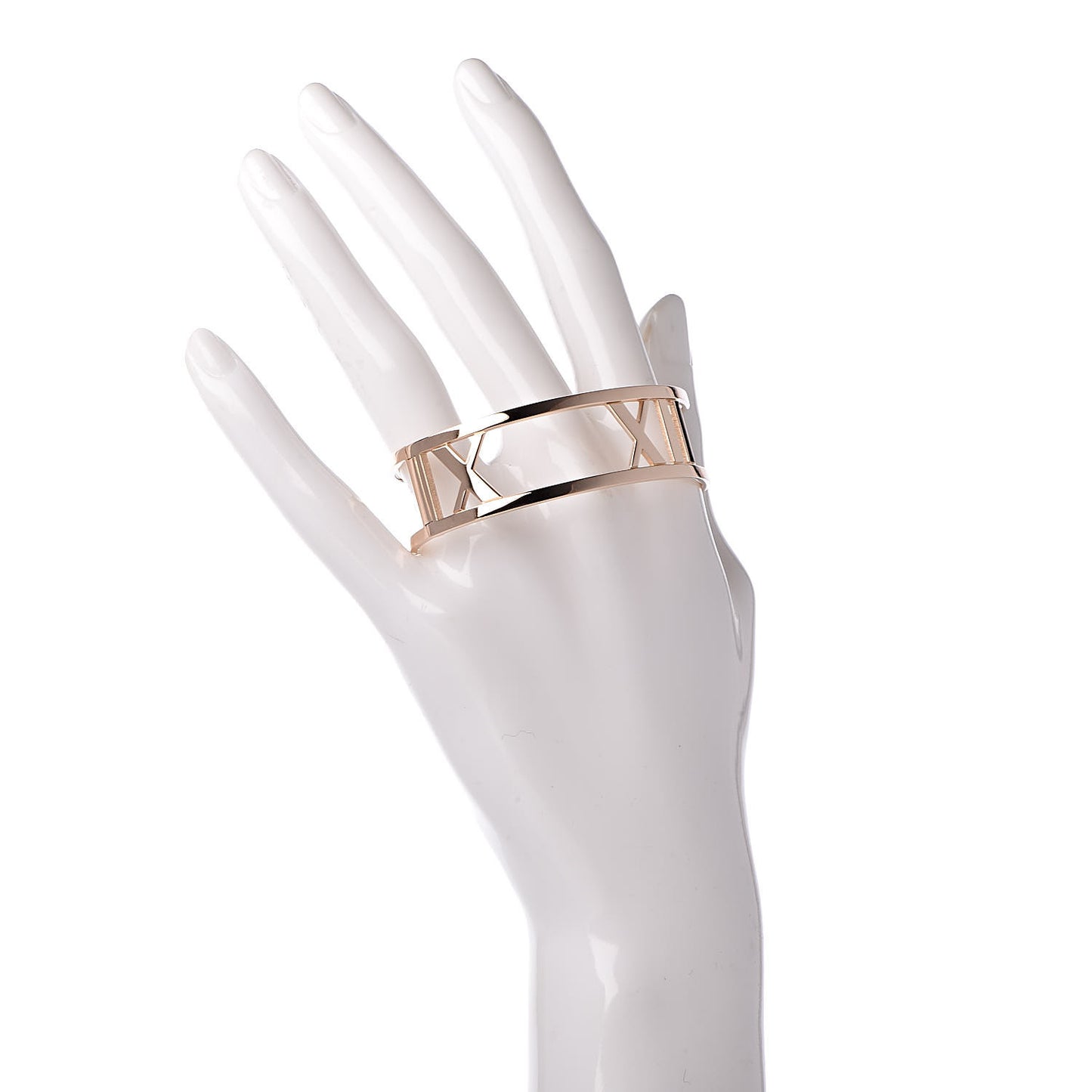 18K Rose Gold Wide Atlas Bangle
