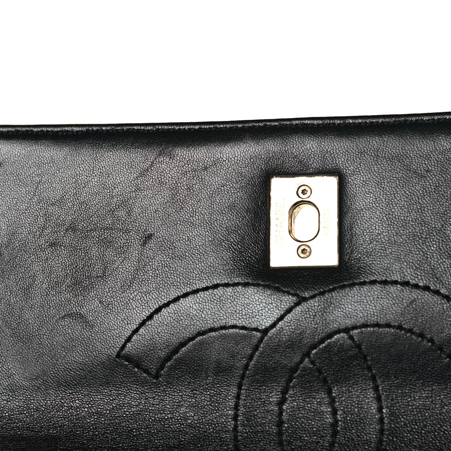 Lambskin Quilted Small Trendy CC Dual Handle Flap Bag Black