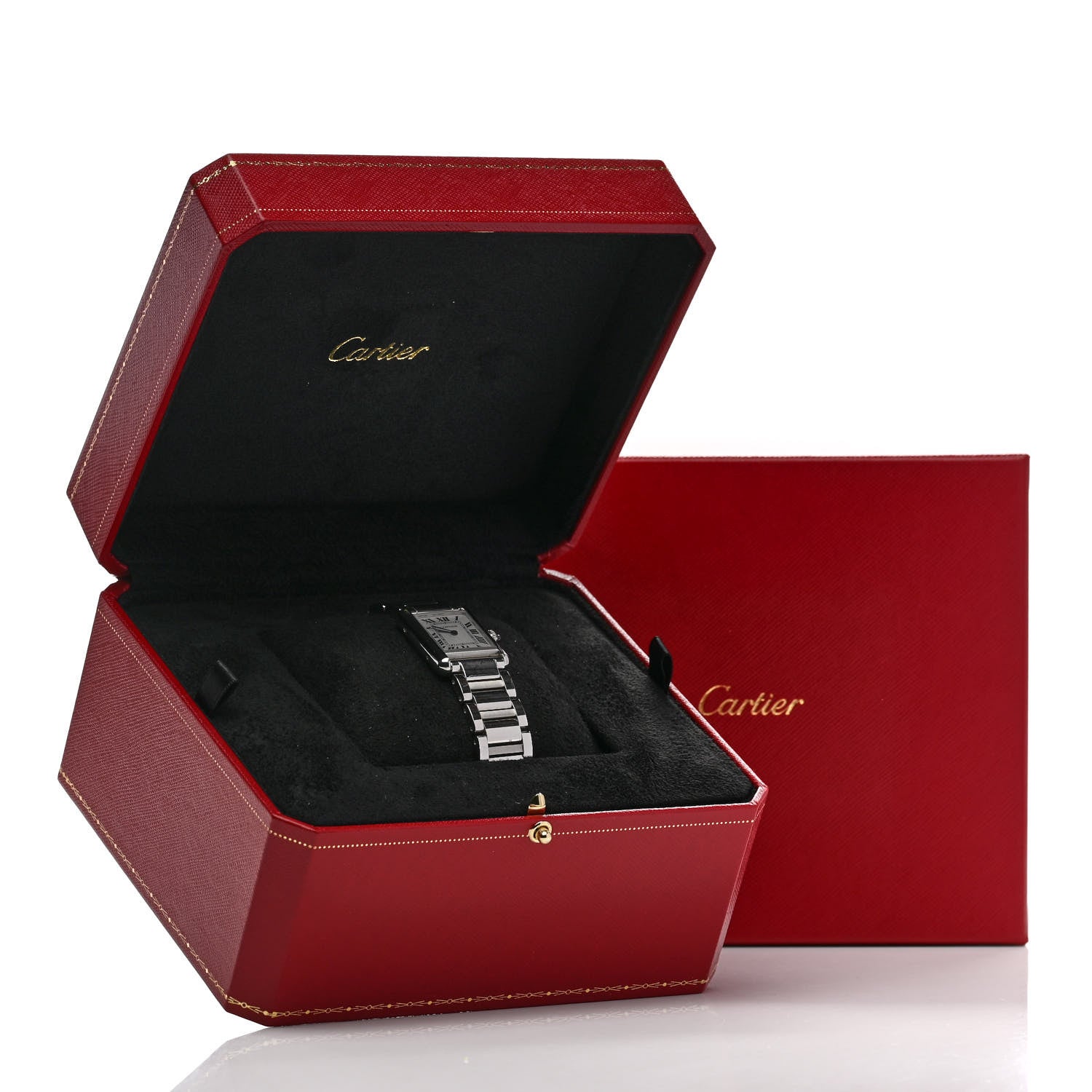 Cartier Stainless Steel 22mm Tank Must Quartz Watch 5 of 5