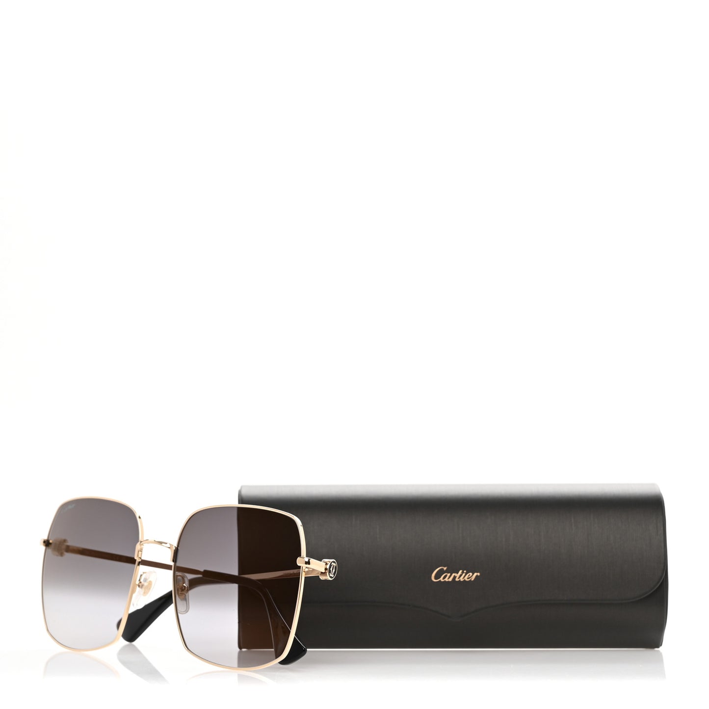 Metal Double C Squared Sunglasses CT0401S Gold