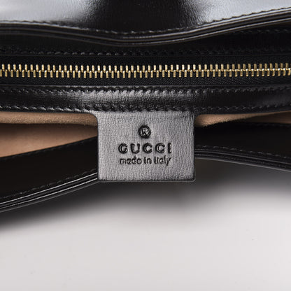 Gucci Boarded Dyana Lux Calfskin Small Jackie 1961 Hobo Black 6 of 11