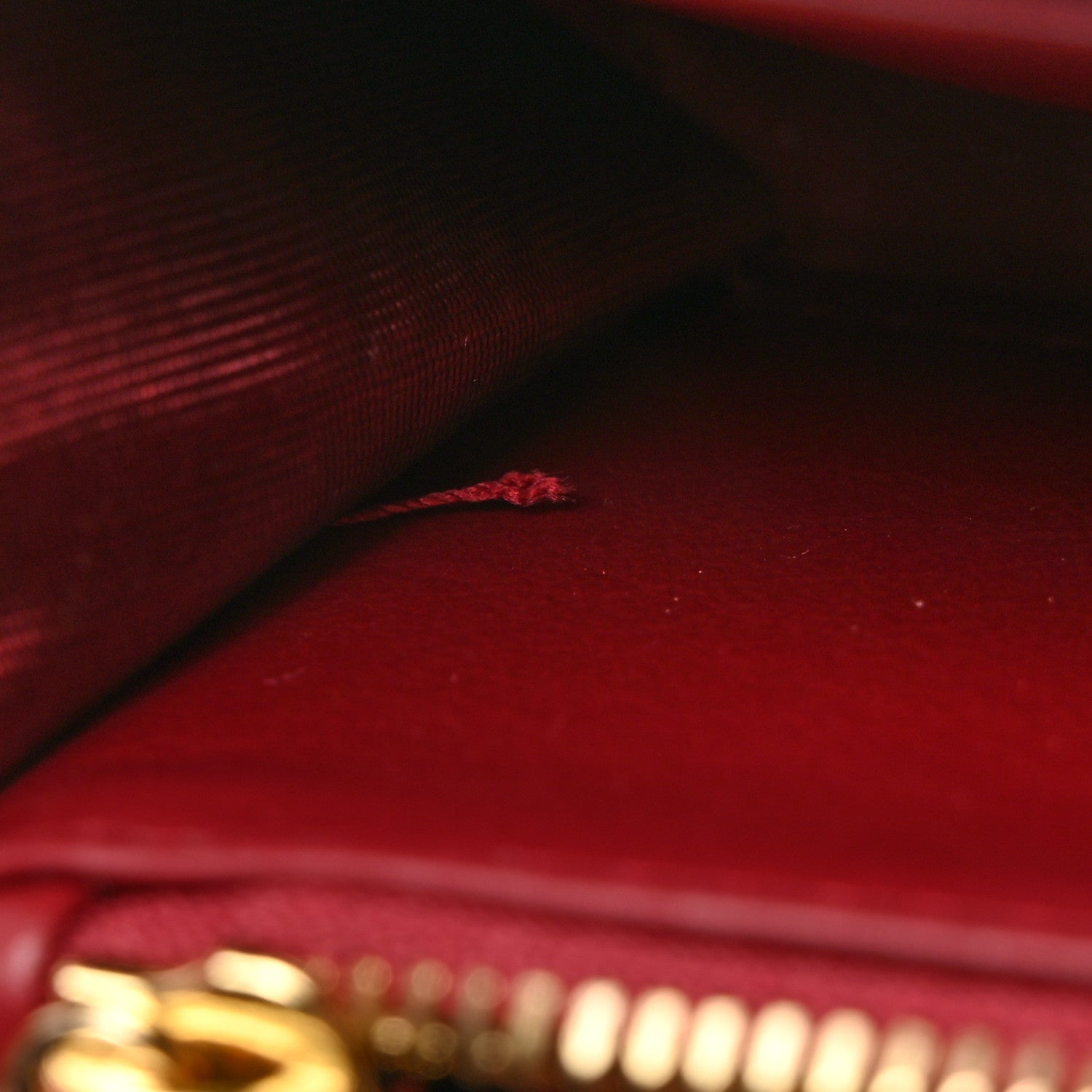 Christian Dior CHRISTIAN DIOR Patent Cannage Small Lady Dior Voyageur Coin Purse Cherry Red 9 of 9