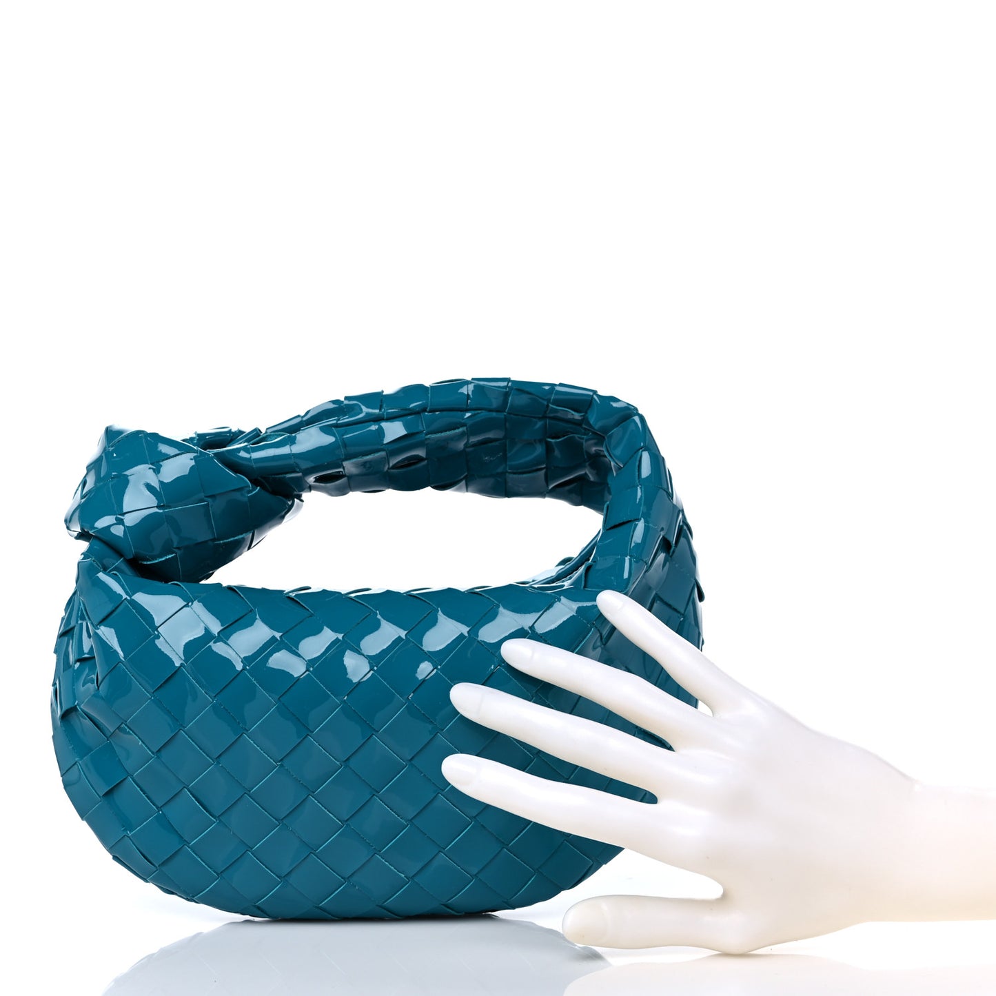 Patent Nappa Intrecciato Mini Jodie Blaster