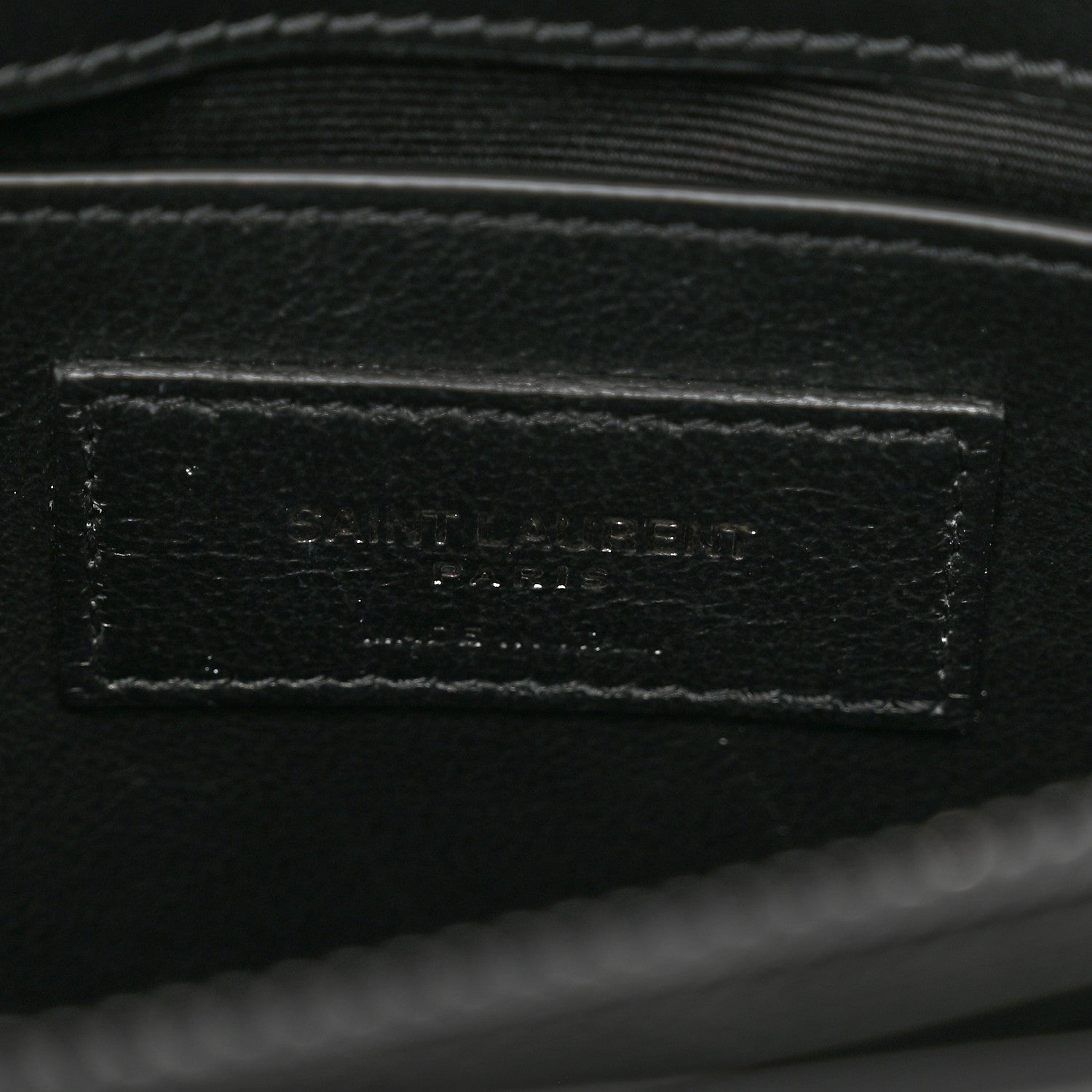 Saint Laurent Calfskin Y Quilted Monogram Monochrome Small Loulou Chain Satchel Black 7 of 10