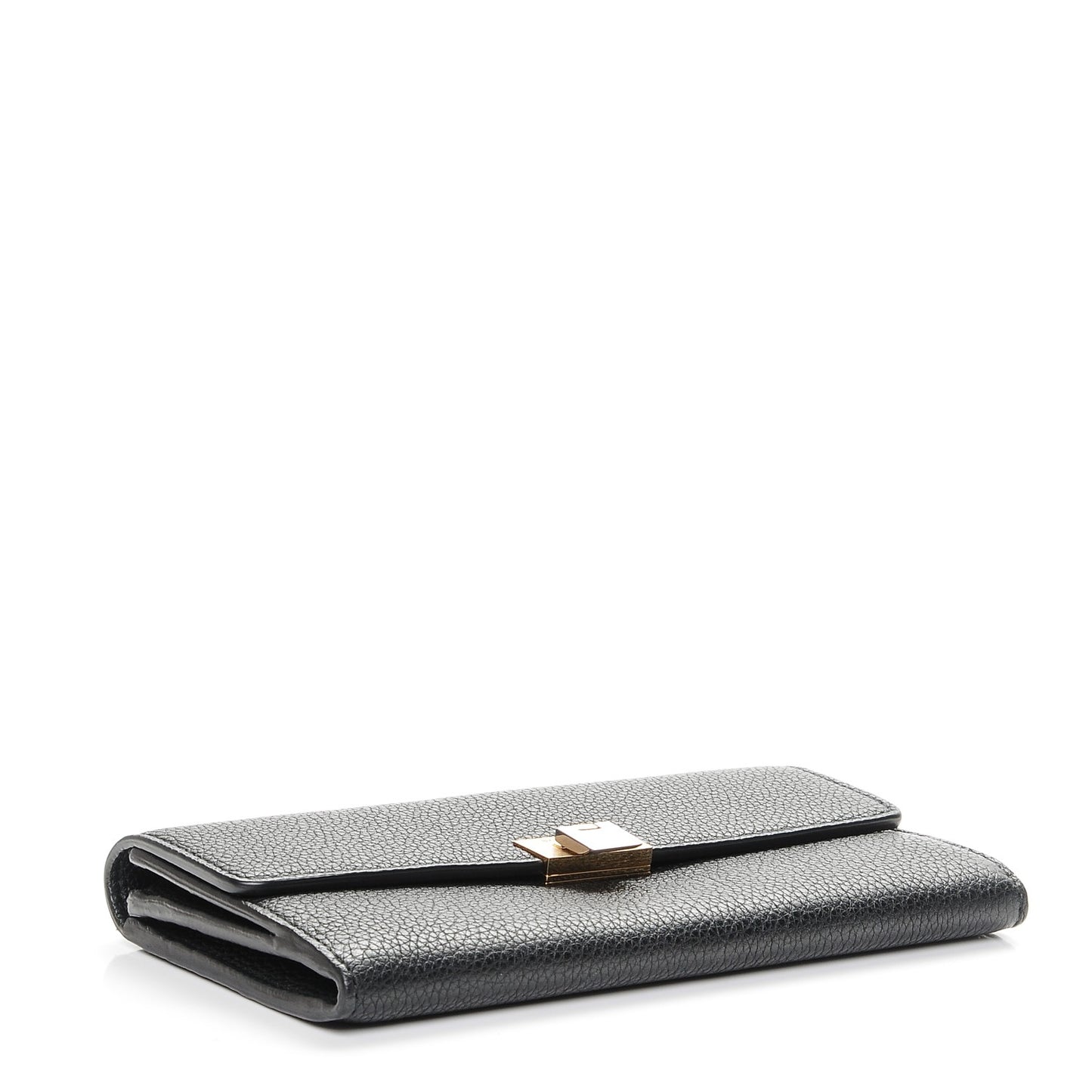 Calfskin Le Dix Continental Wallet Black