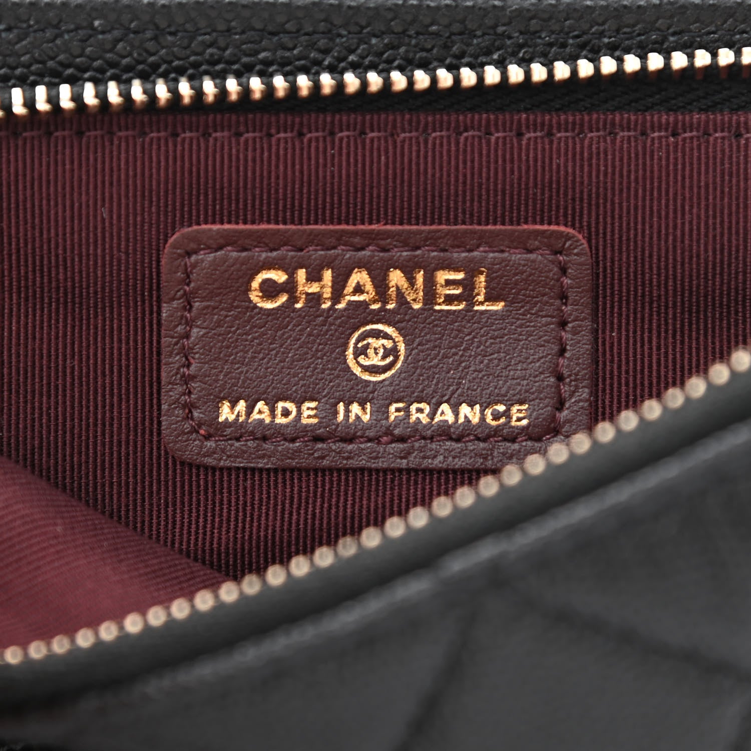Chanel Caviar Quilted Zip Phone Case Black 8 of 13