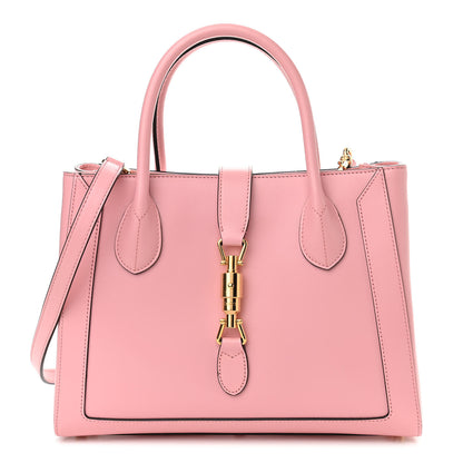 Gucci Boarded Plutone Calfskin Medium Jackie 1961 Tote Wild Rose 1 of 9