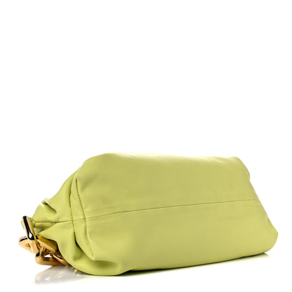 Bottega Veneta Calfskin The Pouch Chain Seagrass 4 of 9