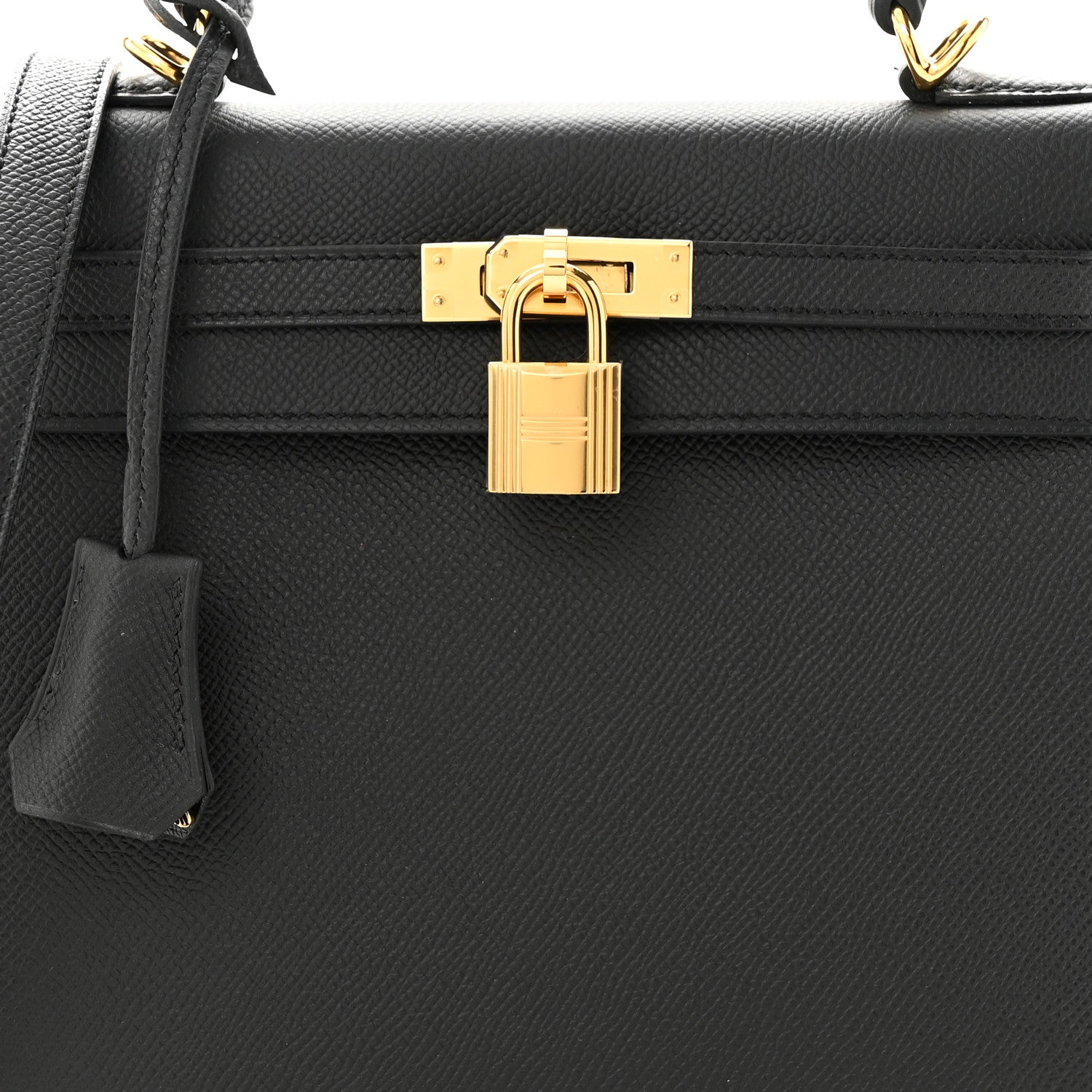 Hermes Epsom Kelly Sellier 25 Black 8 of 11