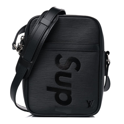 Louis Vuitton X SUPREME Epi Danube PM Black 1 of 4