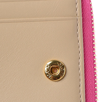 MCM Coated Canvas Zip Around Wallet Electric Pink 20 of 20