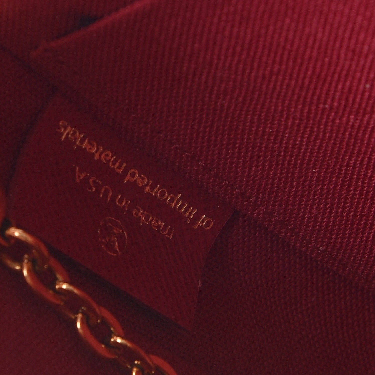 Louis Vuitton Monogram Pochette Felicie Chain Wallet Fuchsia 11 of 14