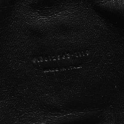 Saint Laurent Raffia Canvas Monogram Mini Lou Camera Bag Beige Black 7 of 10