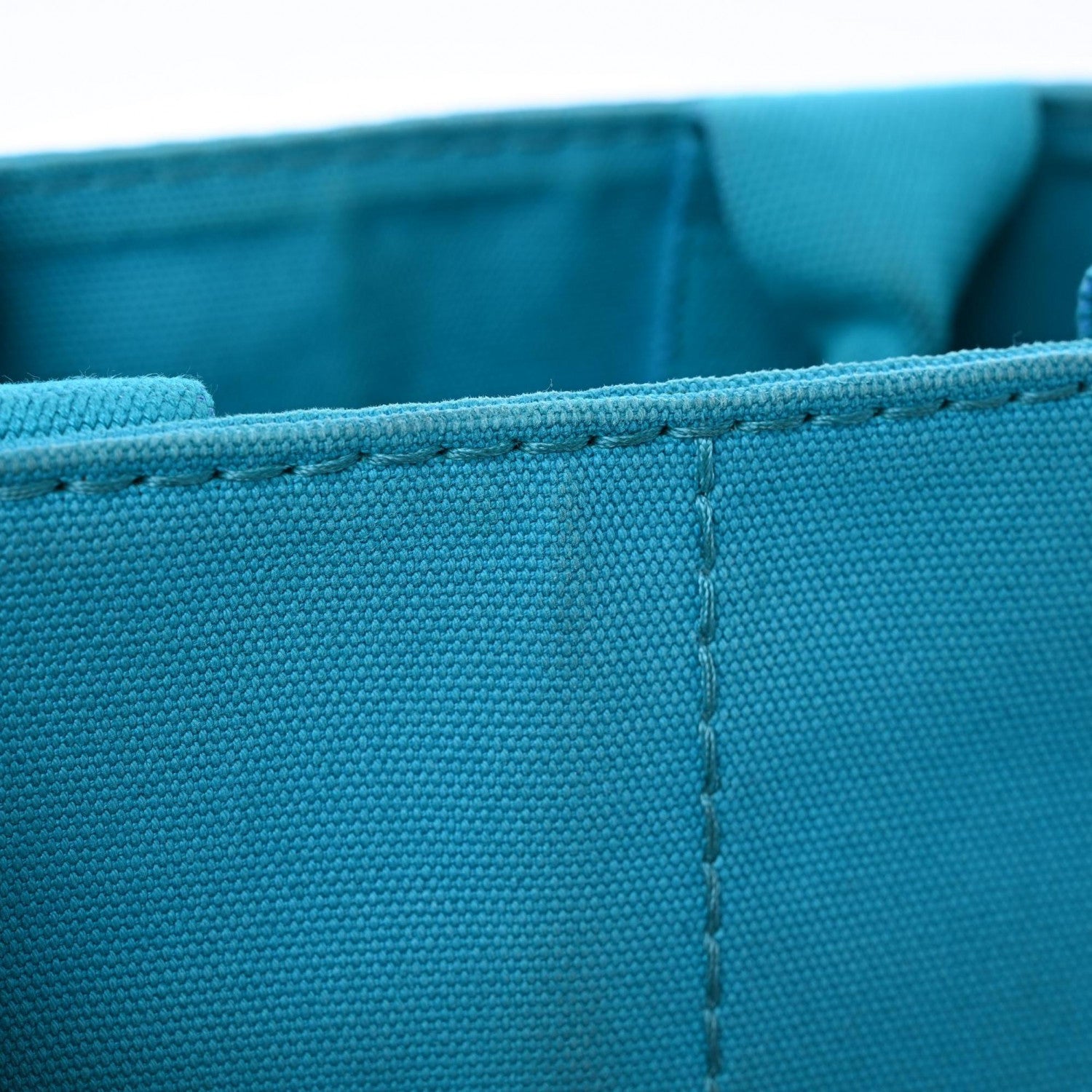 Prada Canapa Small Logo Tote Pavone 23 of 28