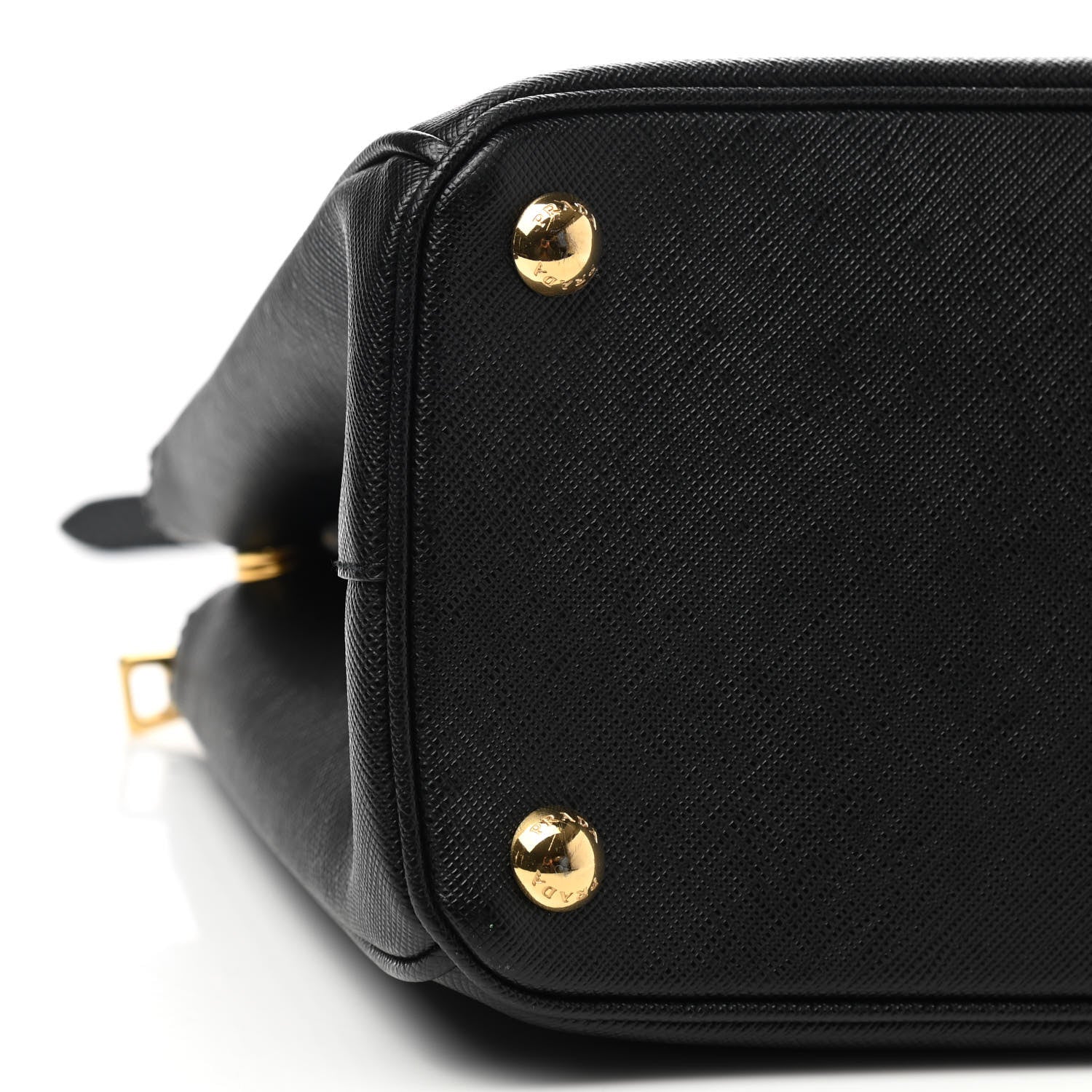 Prada Saffiano Small Galleria Double Zip Tote Black 9 of 11