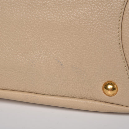Prada Vitello Daino Side Pocket Hobo Sabbia 11 of 13