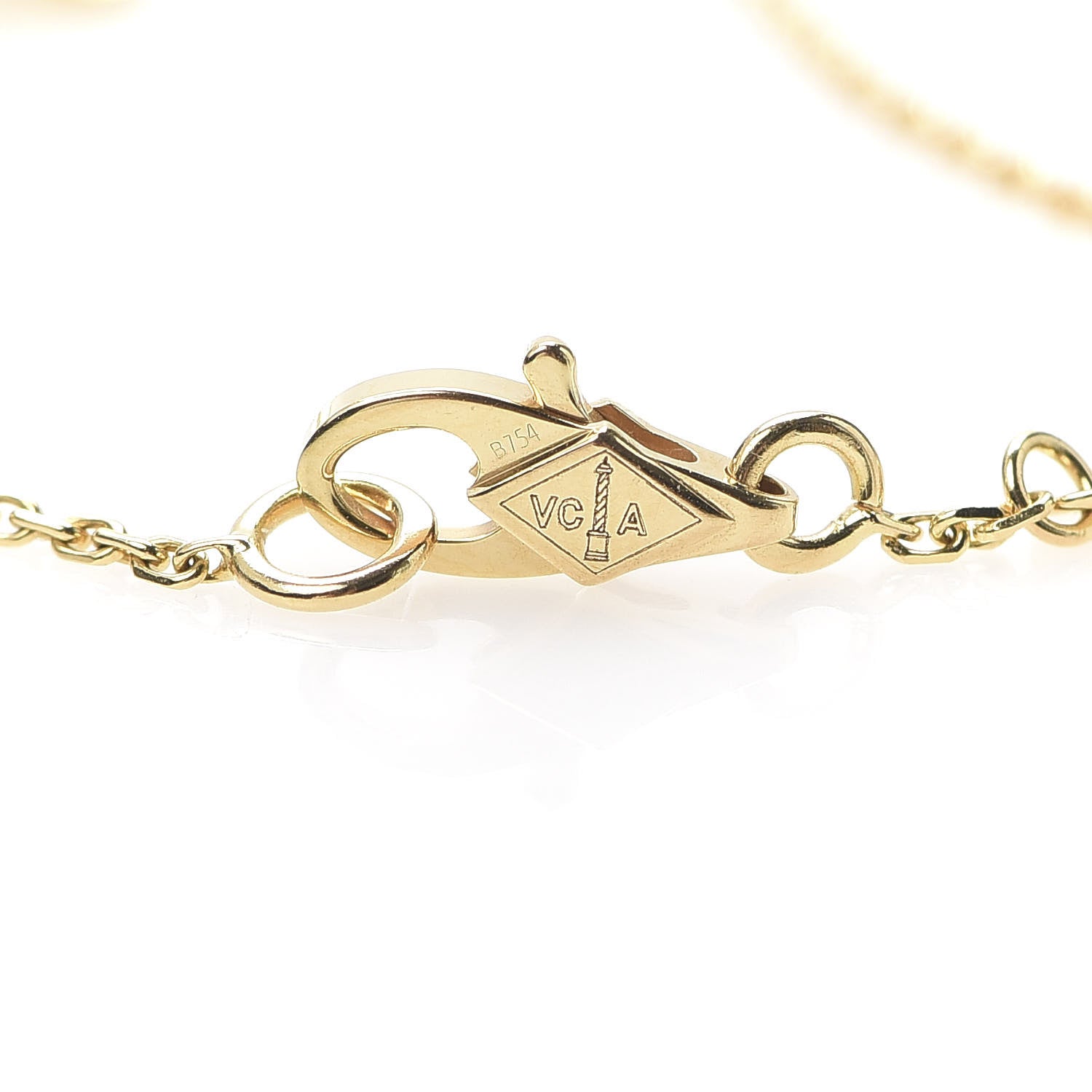 Van Cleef & Arpels 18K Yellow Gold Diamond Mini Frivole Bracelet 4 of 9