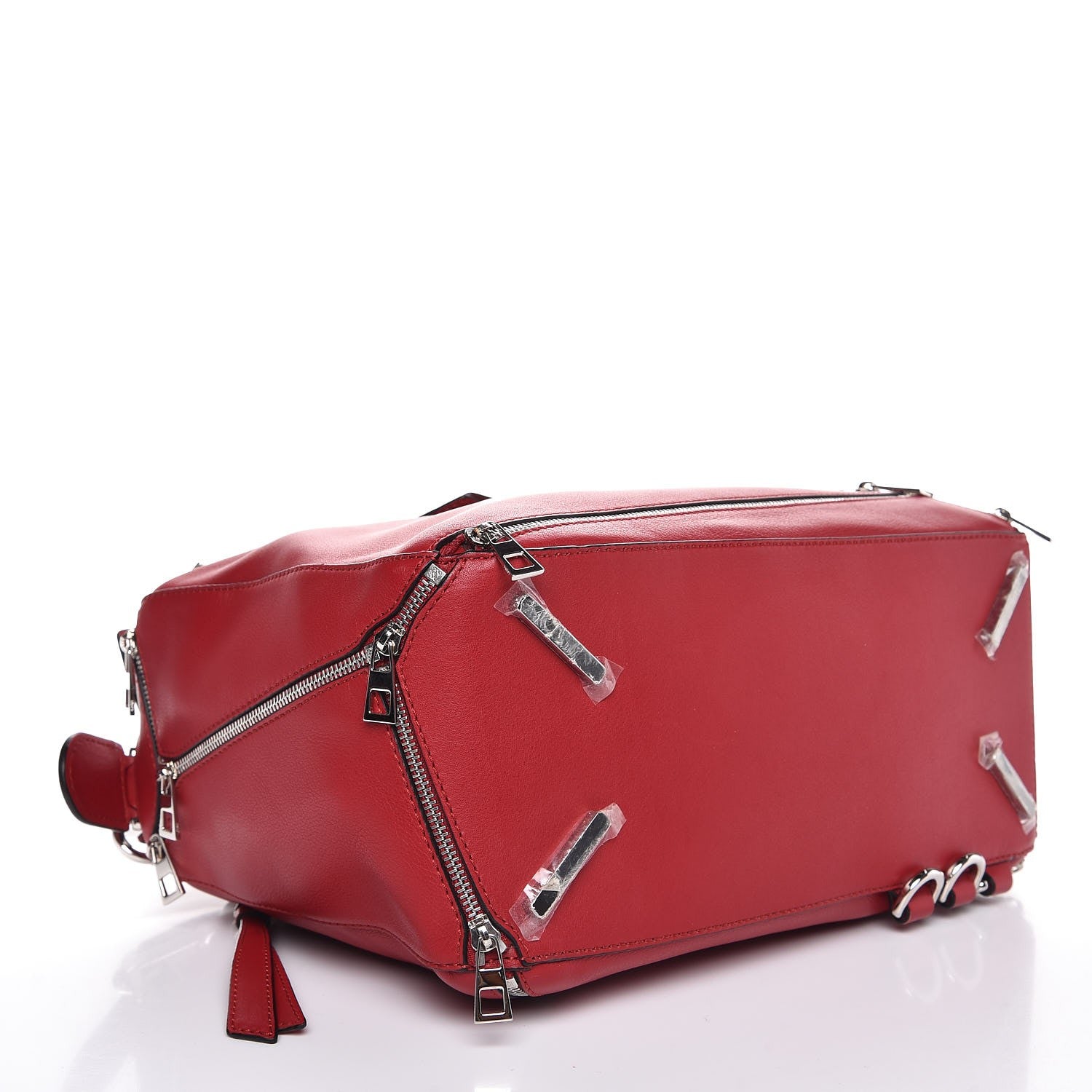 Loewe Calfskin Puzzle Bag Red 4 of 8