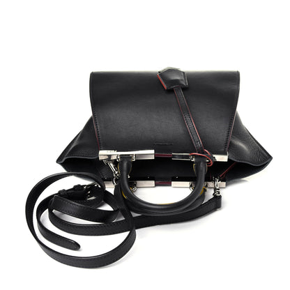 Fendi Vitello Dolce Mini 3jours Tote Blue Notte 11 of 11