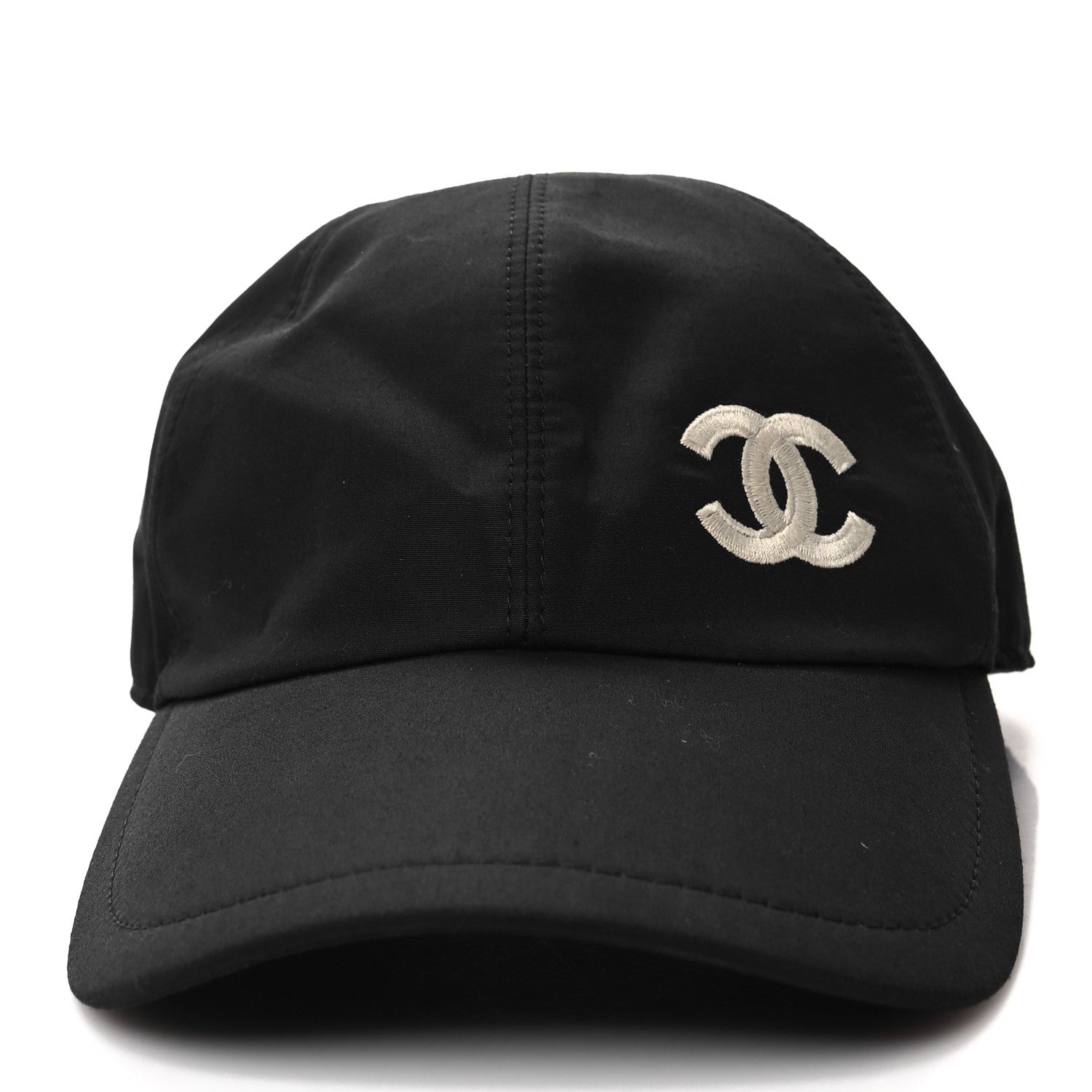 Chanel Cotton CC Cap Hat Black 3 of 9