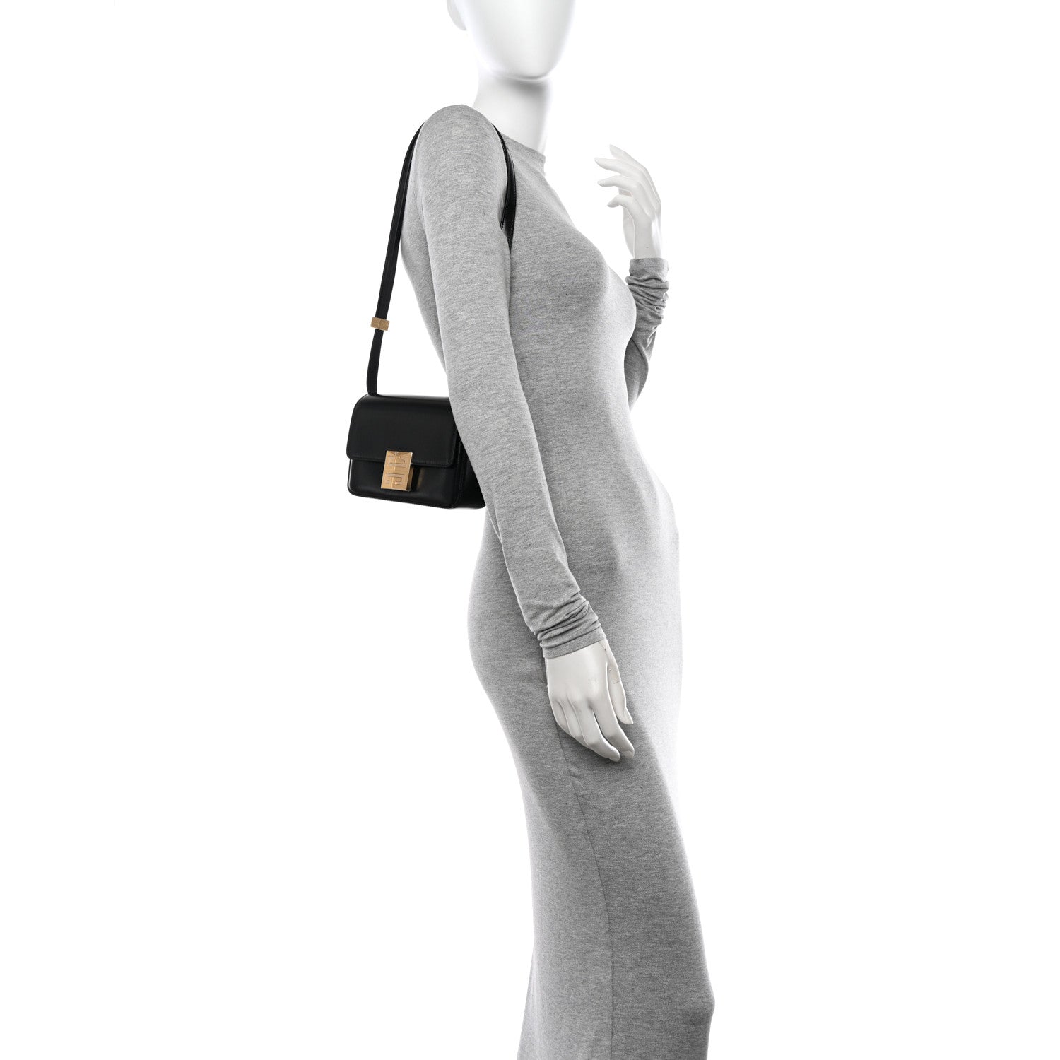 Givenchy Box Calfskin Small 4G Shoulder Bag Black 2 of 10