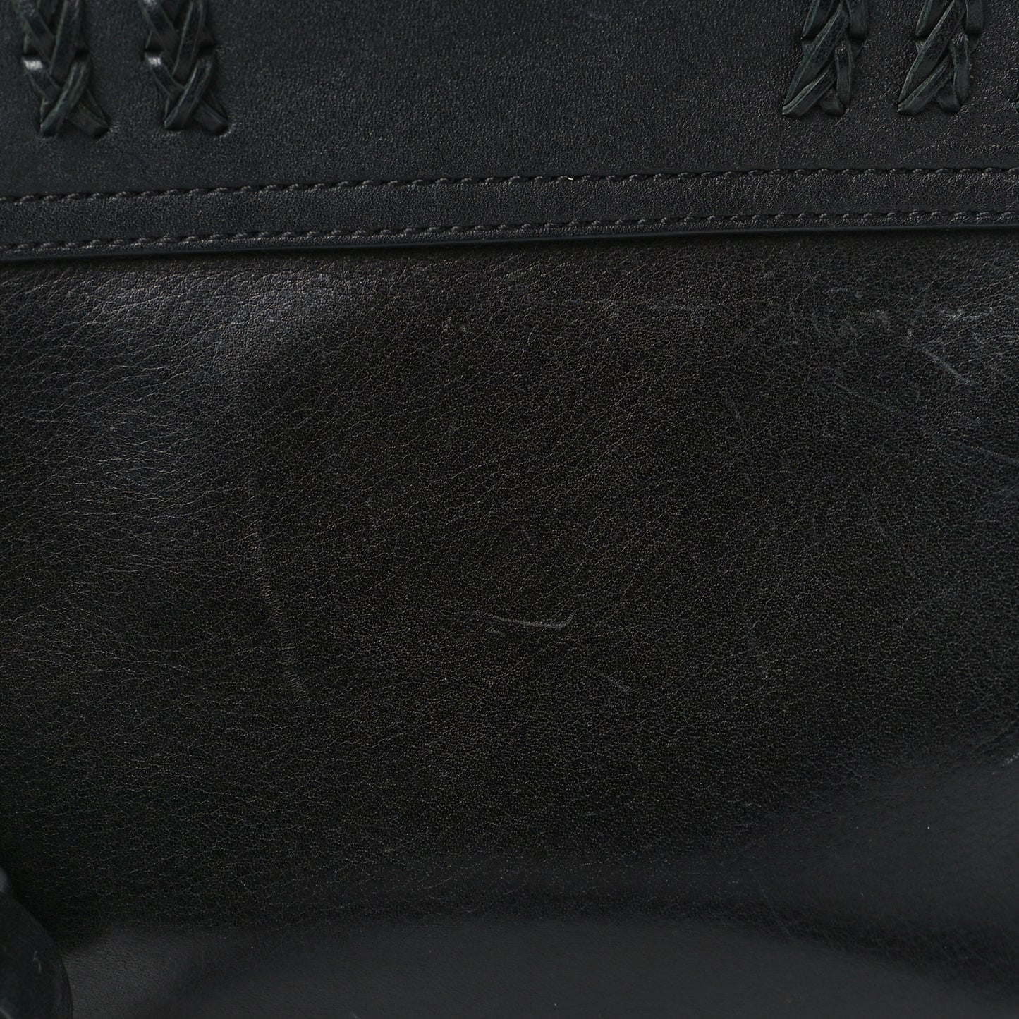 Calfskin Braided Small Hudson Shoulder Bag Black