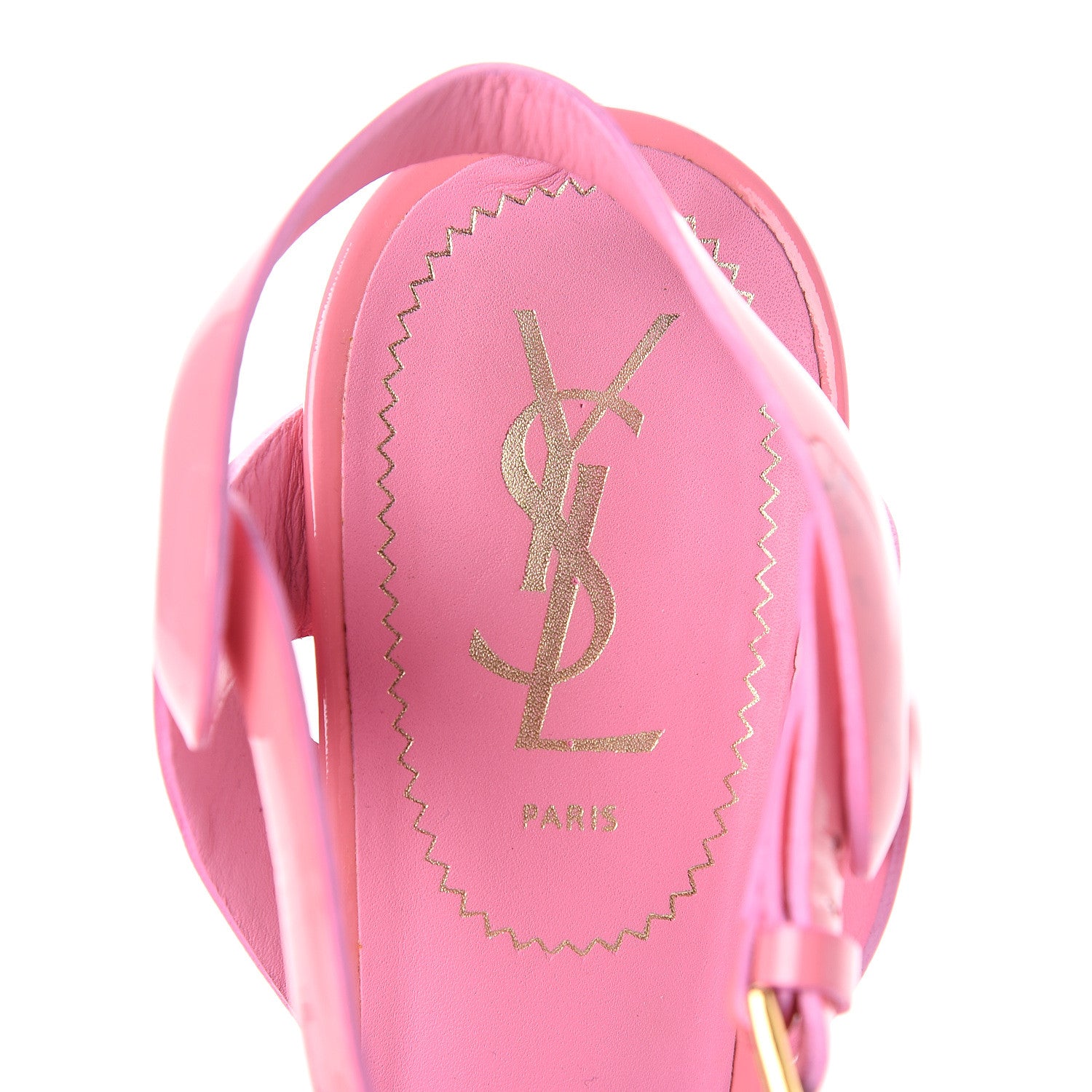 Saint Laurent Patent Tribute 105 Platform Sandals 39 Pink 7 of 10
