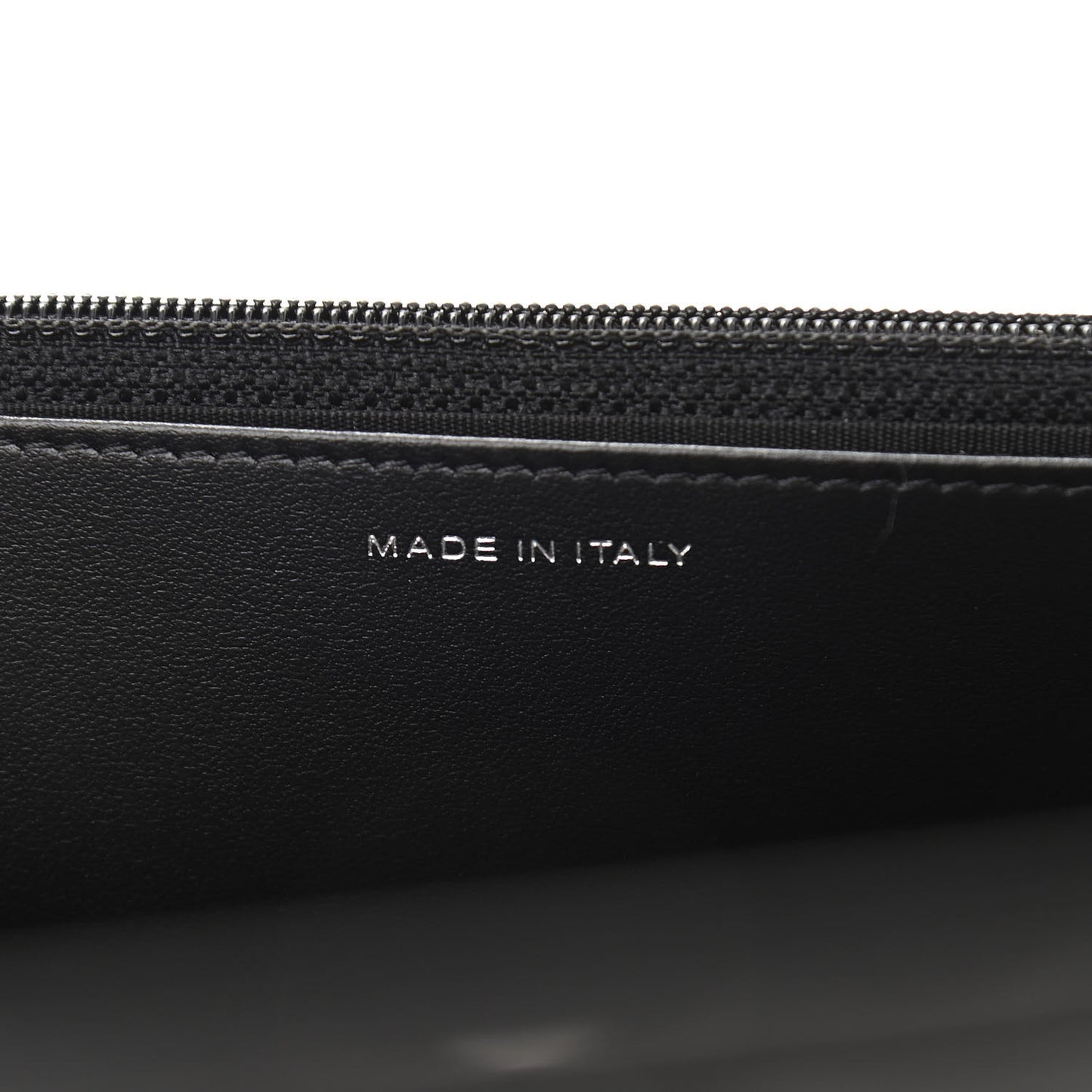 Caviar Camellia Embossed Wallet On Chain WOC Black