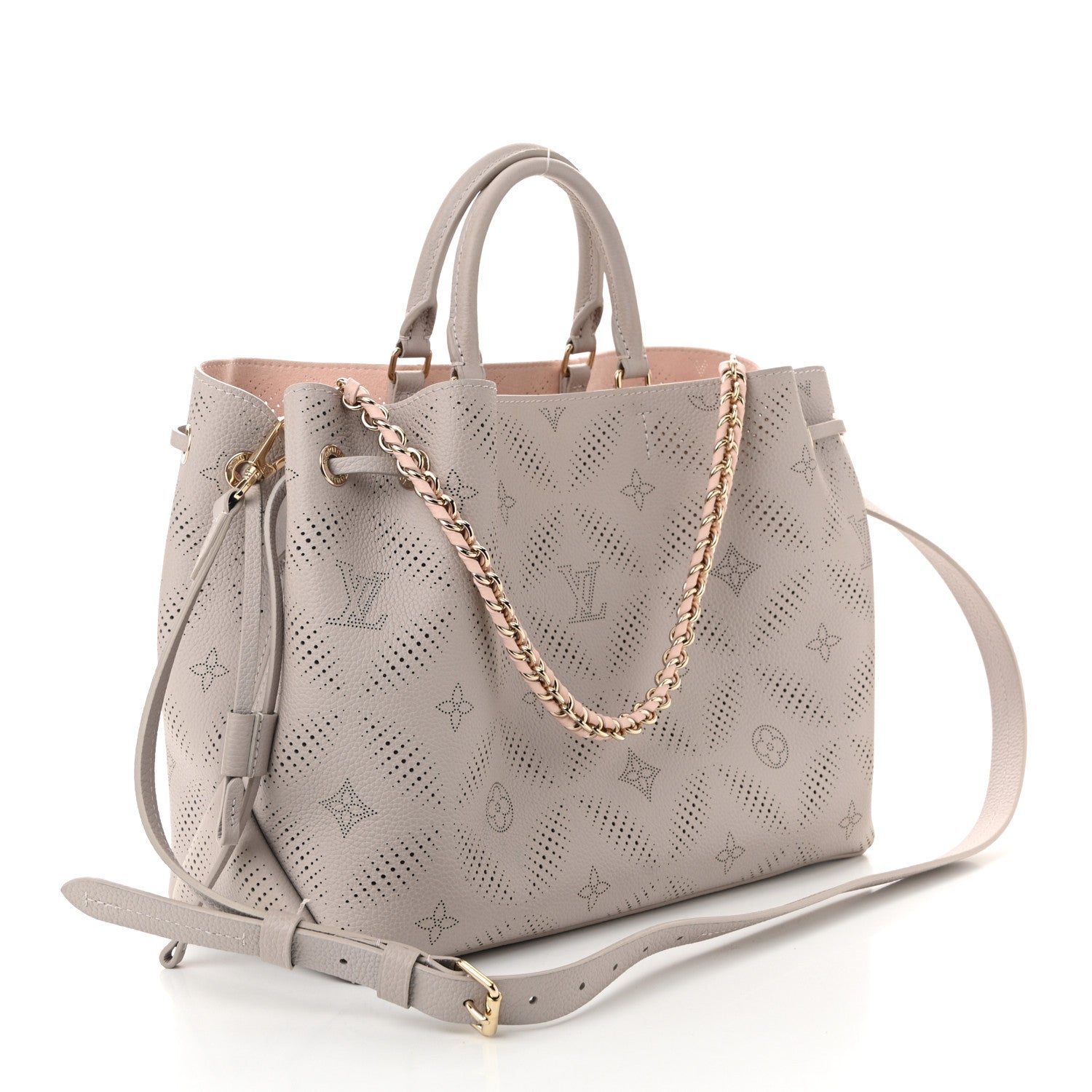 Louis Vuitton Mahina Bloom Bella Tote Pink Gray 3 of 11