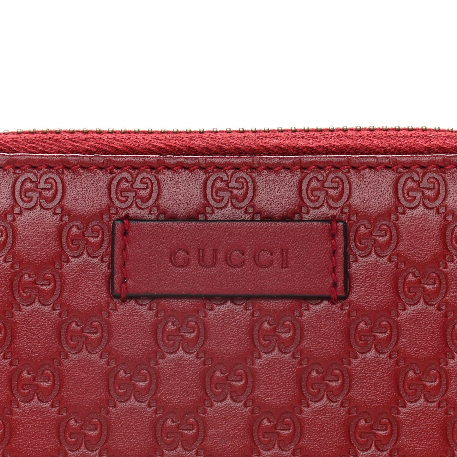 Gucci Microguccissima Zip Around Card Case Red 6 of 7