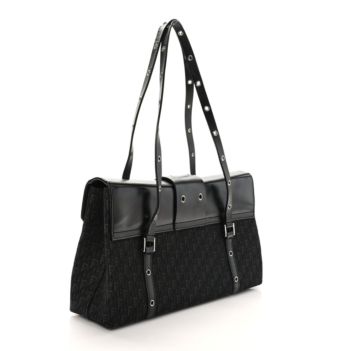 Monogram Street Chic Shoulder Bag Black