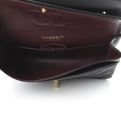 Chanel Caviar Quilted Medium Double Flap Black 5 of 11