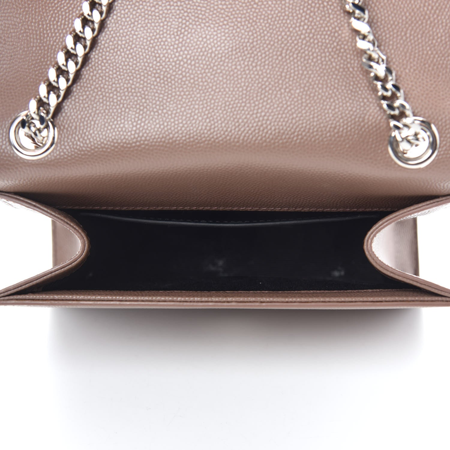 Saint Laurent Grain De Poudre Small Monogram Kate Satchel Fard 5 of 13