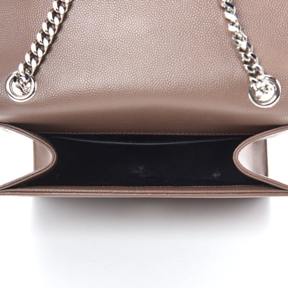 Saint Laurent Grain De Poudre Small Monogram Kate Satchel Fard 5 of 13