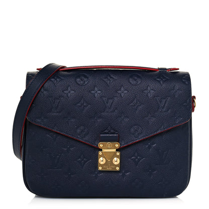 Louis Vuitton Empreinte Pochette Metis Marine Rouge 1 of 14